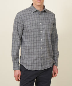 Hartford Men's Paul Woven Shirt in Grey