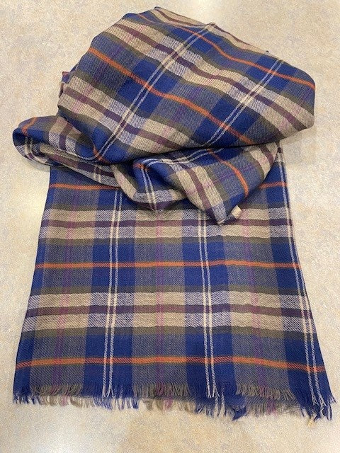 Hartford Woven Scarf In Beige Army Navy