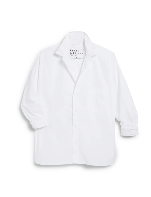 Frank &amp; Eileen Oona Continuous Sleeve In Superluxe White
