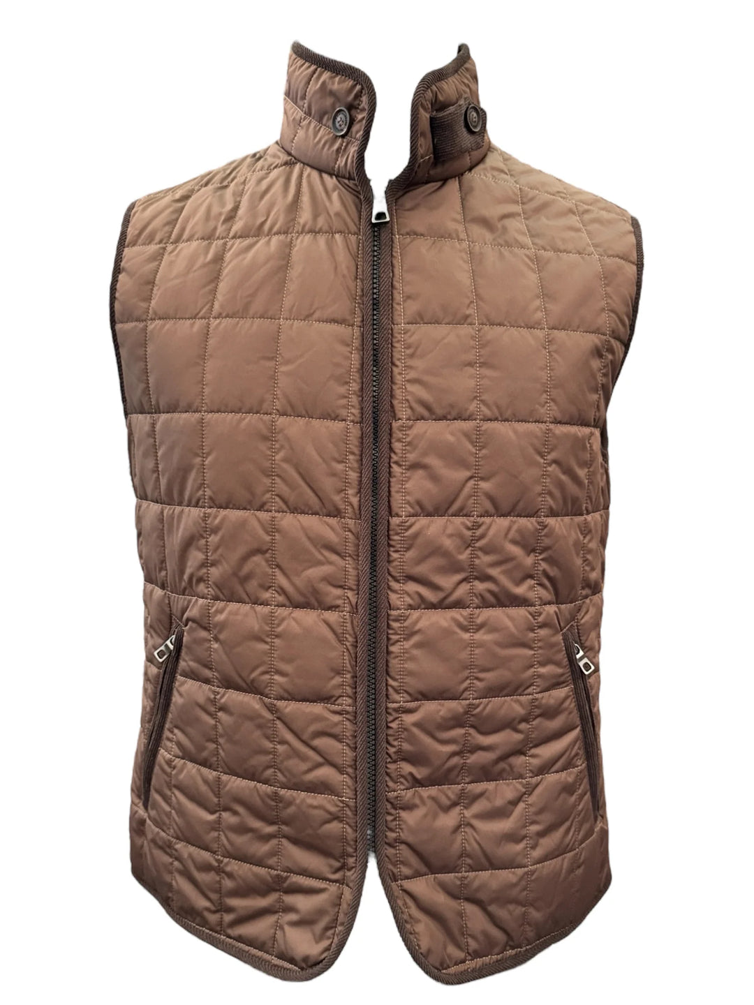 Italian Quilt Vest In Cocco