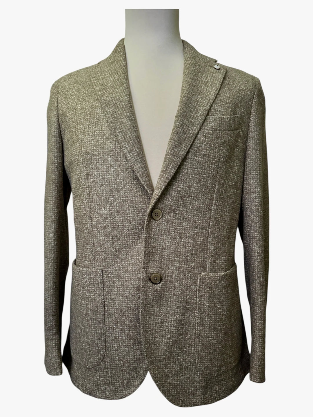 Lbm Soft Jacket Tan/Grey Tweed