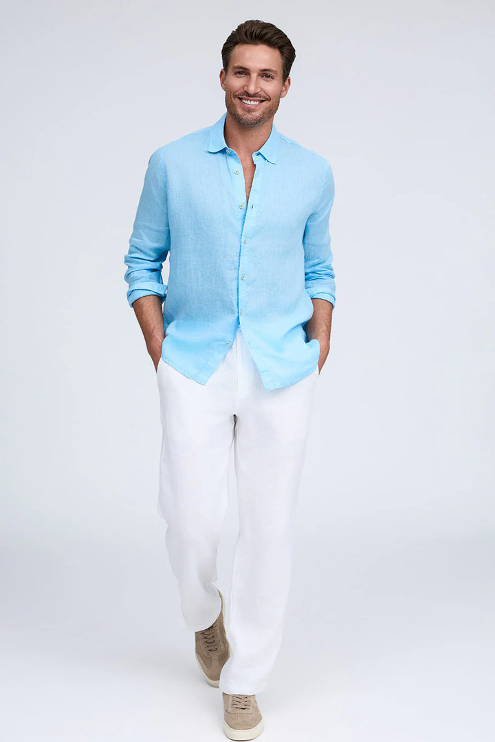 RAFFI Linen L/S in Atlantic