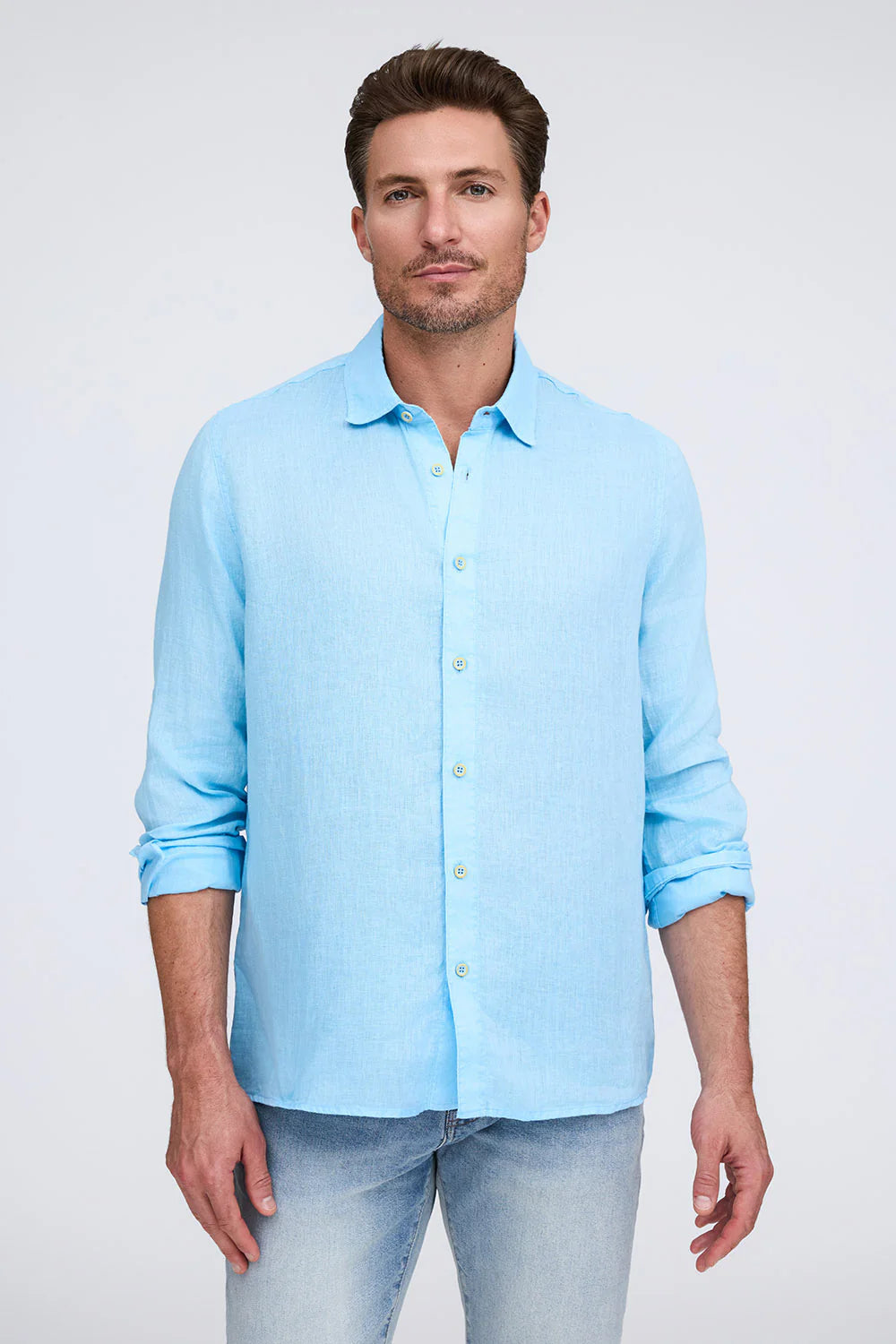 RAFFI Linen L/S in Atlantic