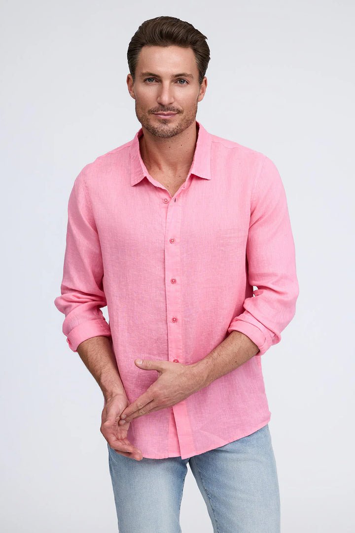 RAFFI Linen L/S in Red