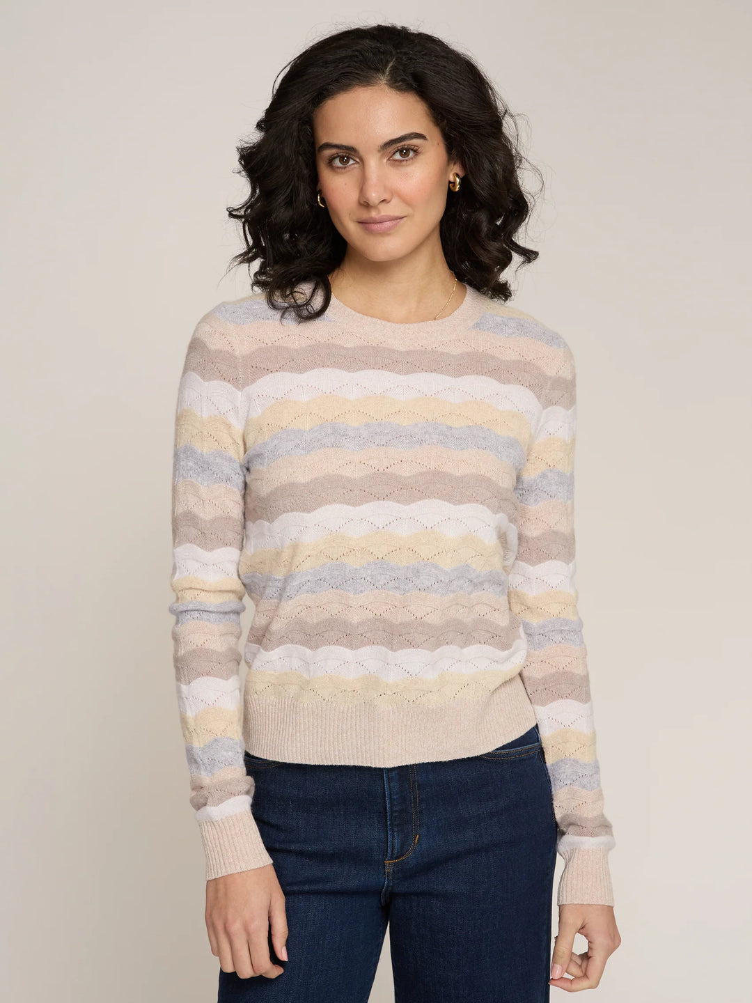 Autumn Cashmere Basket Combo In Tonal Wavy