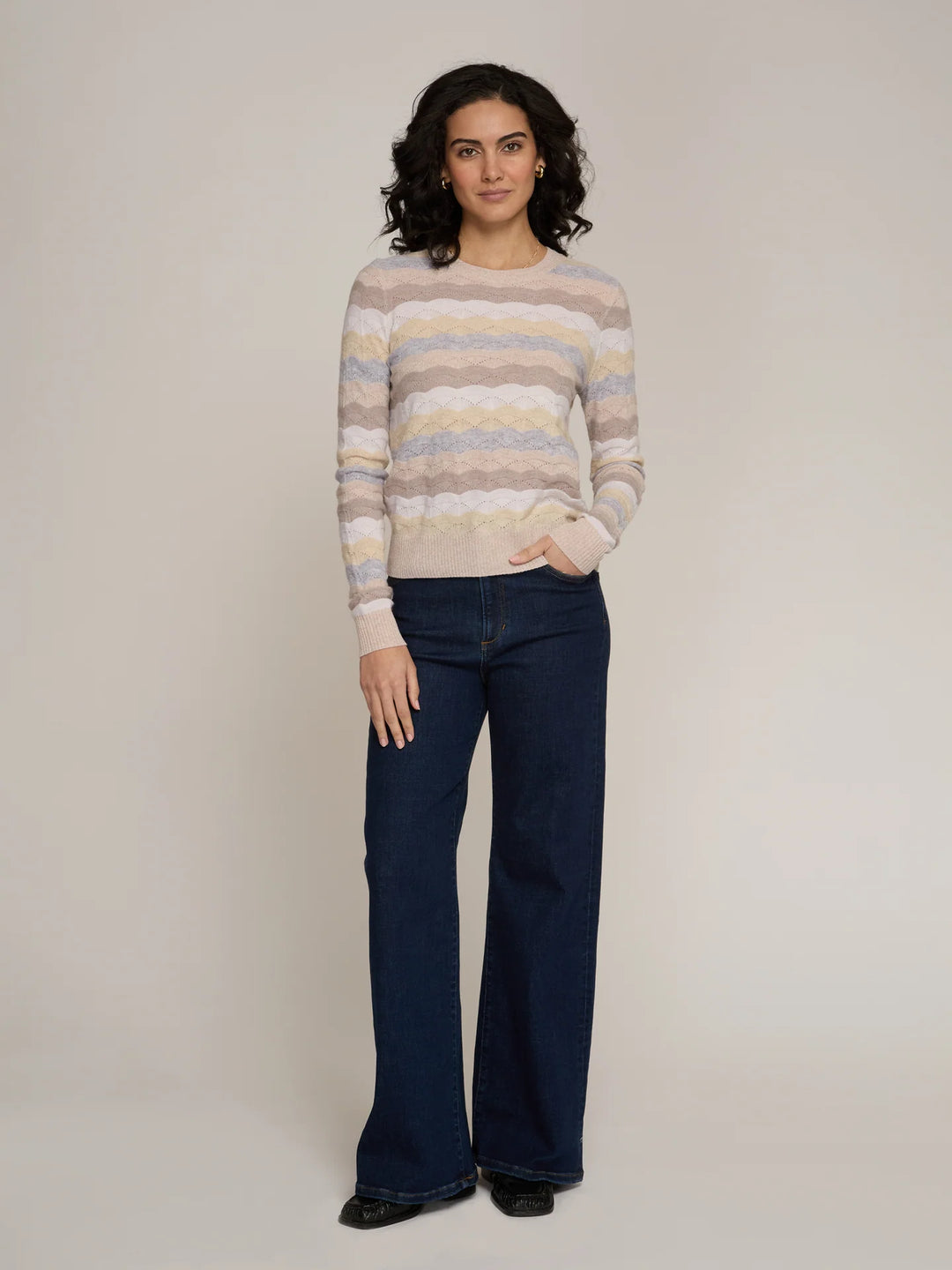 Autumn Cashmere Basket Combo In Tonal Wavy