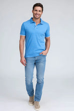 Load image into Gallery viewer, Raffi Nolan Rib Polo in Blue

