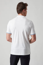 Load image into Gallery viewer, Raffi Nolan Rib Polo in White
