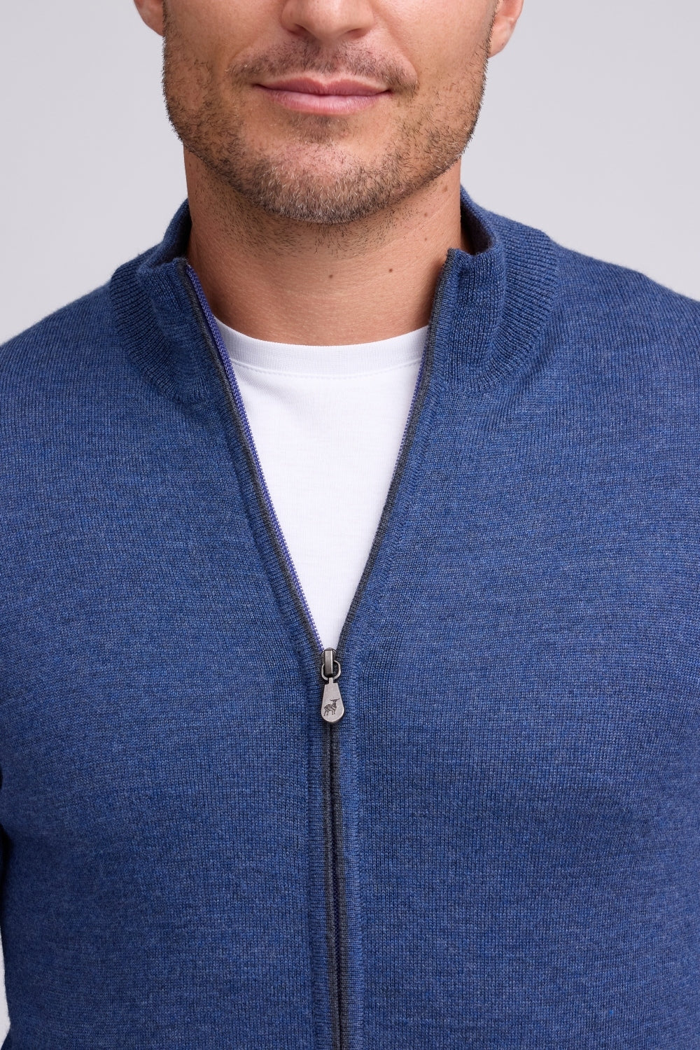 Raffi Matteo L/S Full Zip In Indigo
