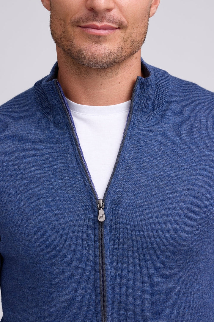 Raffi Matteo L/S Full Zip In Indigo