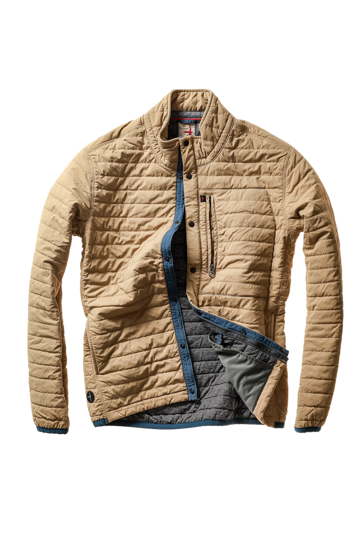 Relwen Windzip Jacket In Dark Khaki