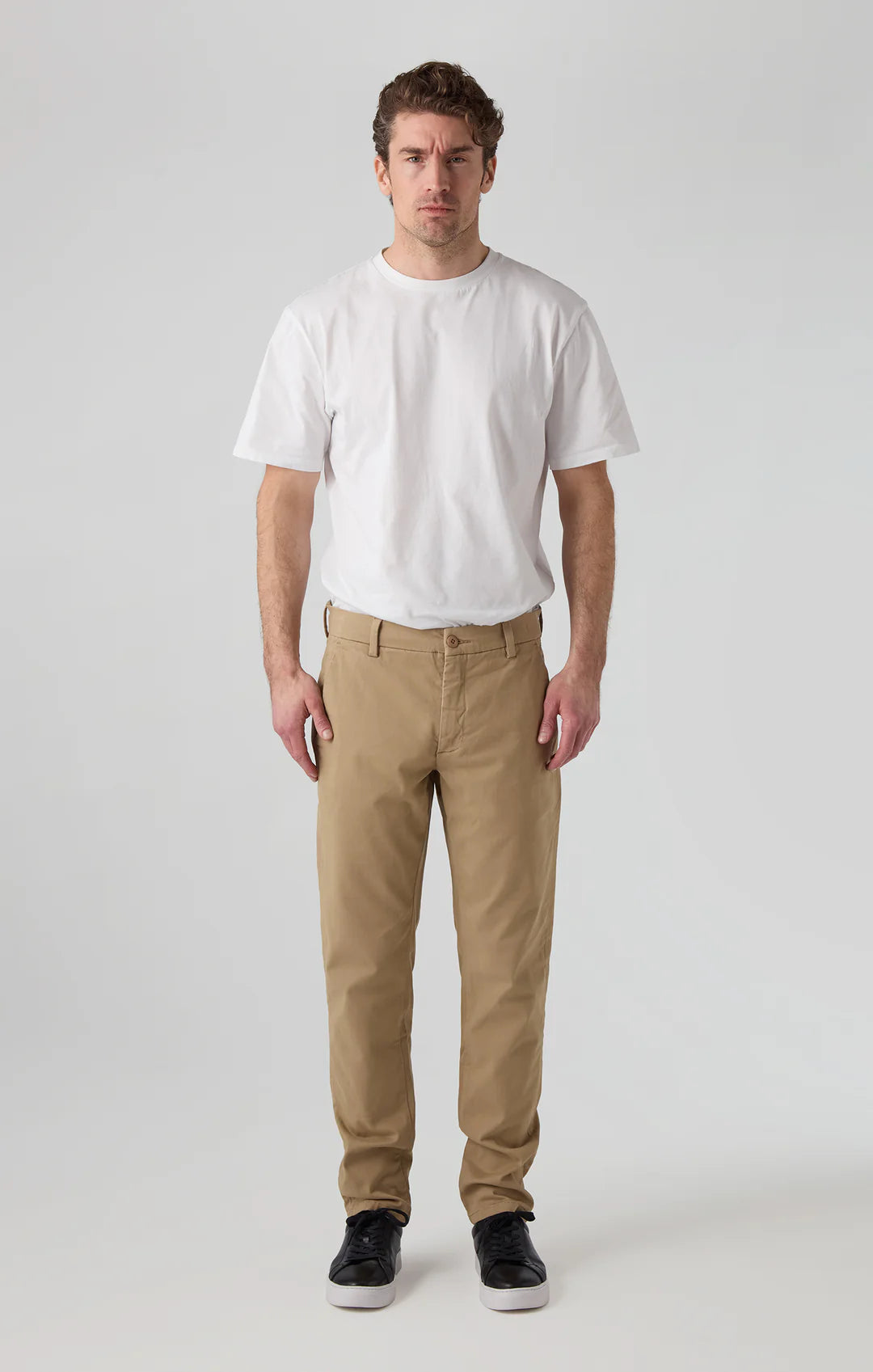 Saburo Russel Pants In Khaki Beige