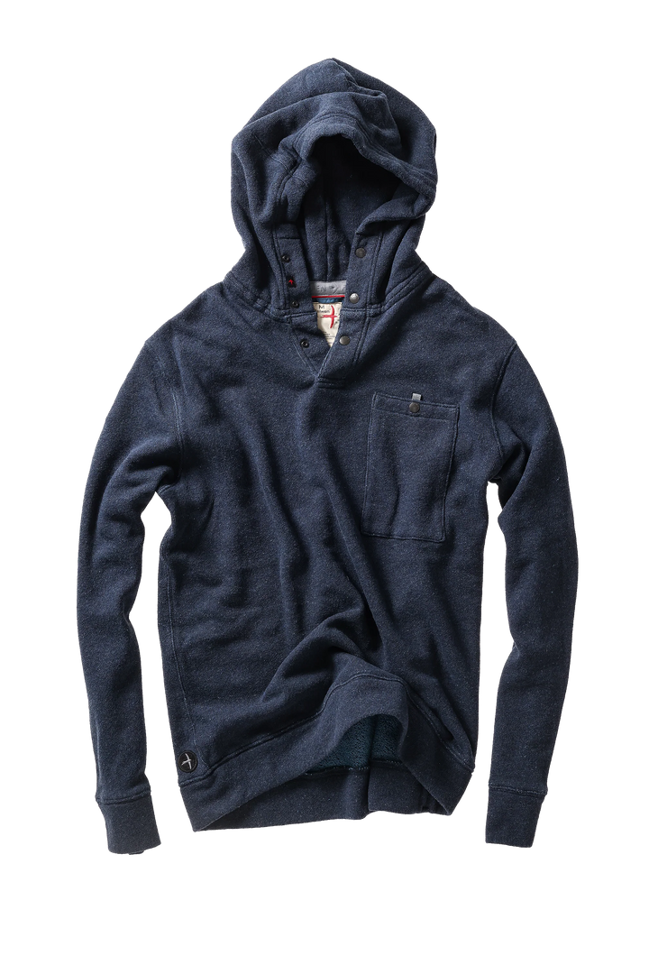 Relwen Frenchloom Hoodie In Navy