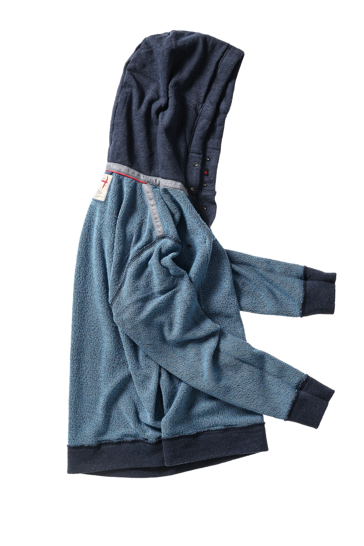 Relwen Frenchloom Hoodie In Navy