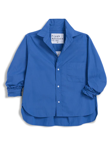 Frank &amp; Eileen Untuckable Button-Up Shirt in Royal Blue