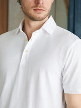 Load image into Gallery viewer, Faherty Men&#39;s Sunwashed Polo in White
