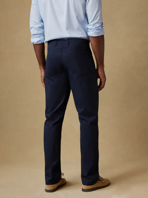 Faherty Men Movement 5-Pocket Pant In Navy