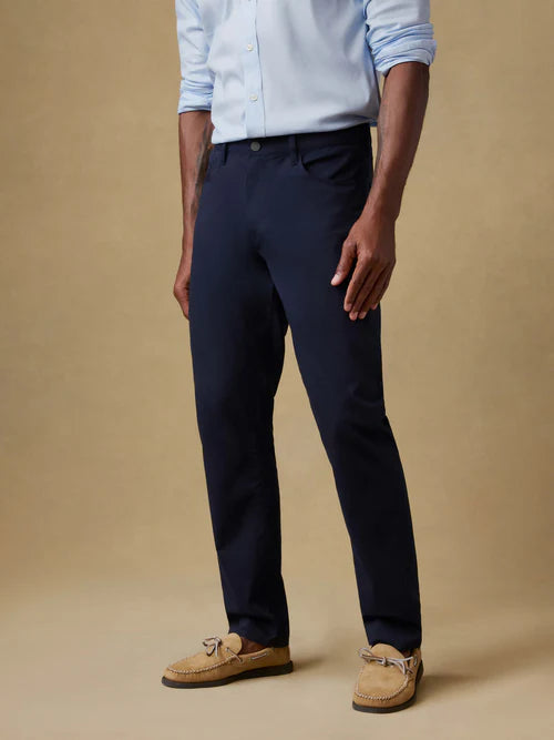 Faherty Men Movement 5-Pocket Pant In Navy