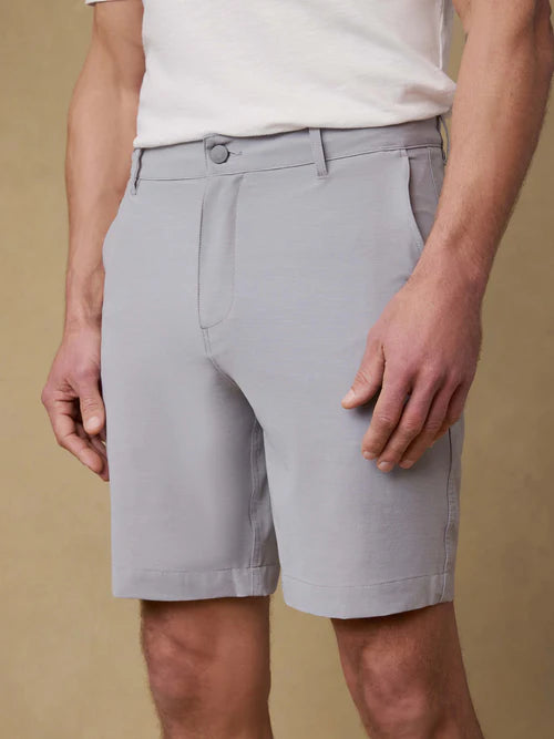 Faherty All Day Short In Ice Grey