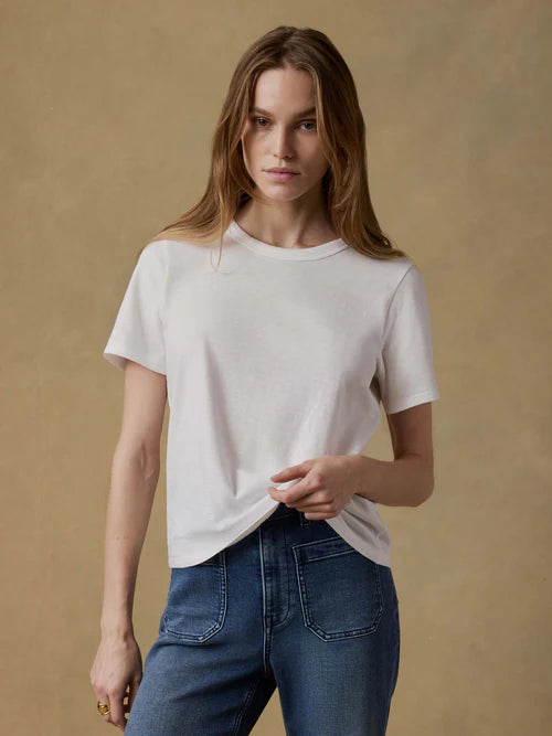 Faherty Sunwashed Essential Tee - White