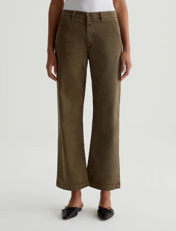 Ag Caden Straight Trouser In Sulfur Oak Brown