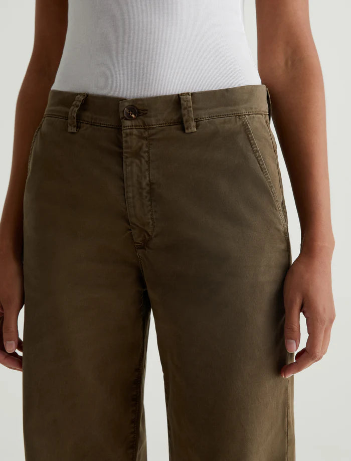 Ag Caden Straight Trouser In Sulfur Oak Brown