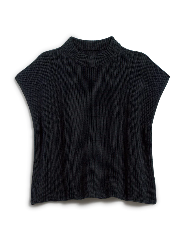 Frank &amp; Eileen Montecito Italian Sweater Vest In Black