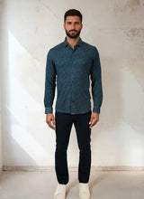 Load image into Gallery viewer, Stone Rose Rover Country Weave Shirt in Dark Navy
