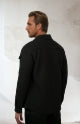 Stone Rose Knit Stretch Twill Jacket In Black