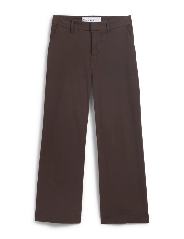 Frank &amp; Eileen Westport Italian Wide-Leg Chino In Irish Coffee