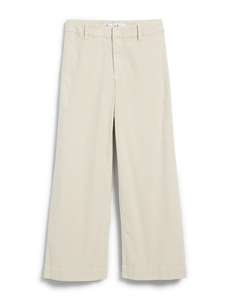 F&E Wexford Wide-Leg Linen Pant in Cement