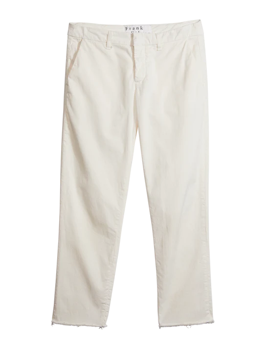 Frank &amp; Eileen Italian Chino Pant In Chalk