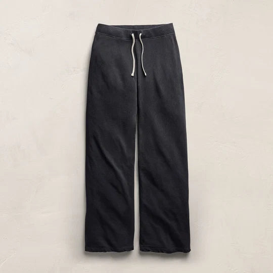 James Perse Wide Leg Sweatpant Blue Noir Pigment