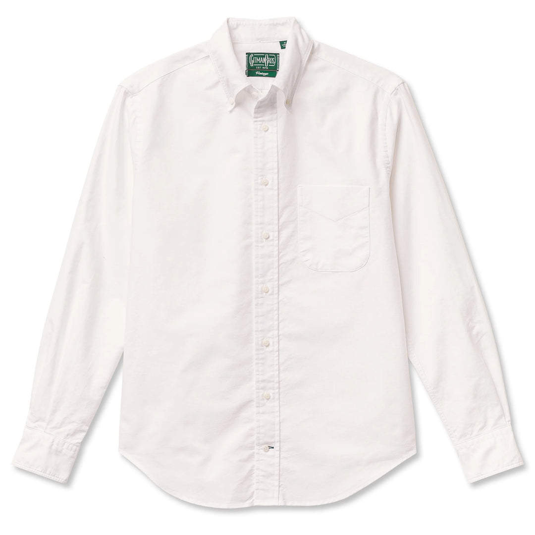Gitman Vintage Oxford Shirt In White