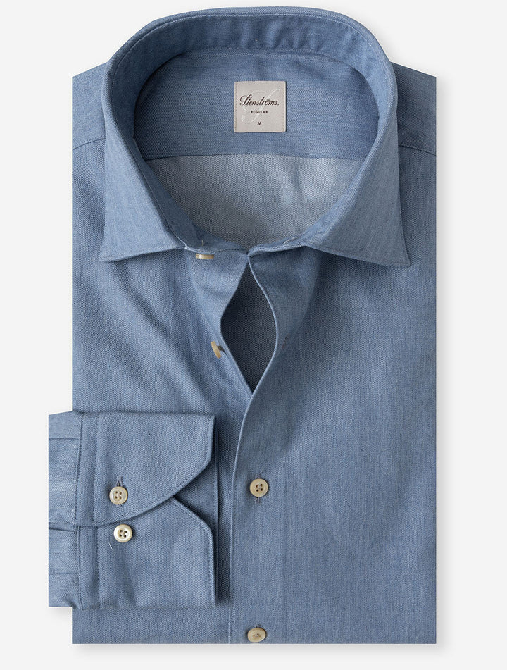 Stenstroms Regular Fit Shirt in Indigo