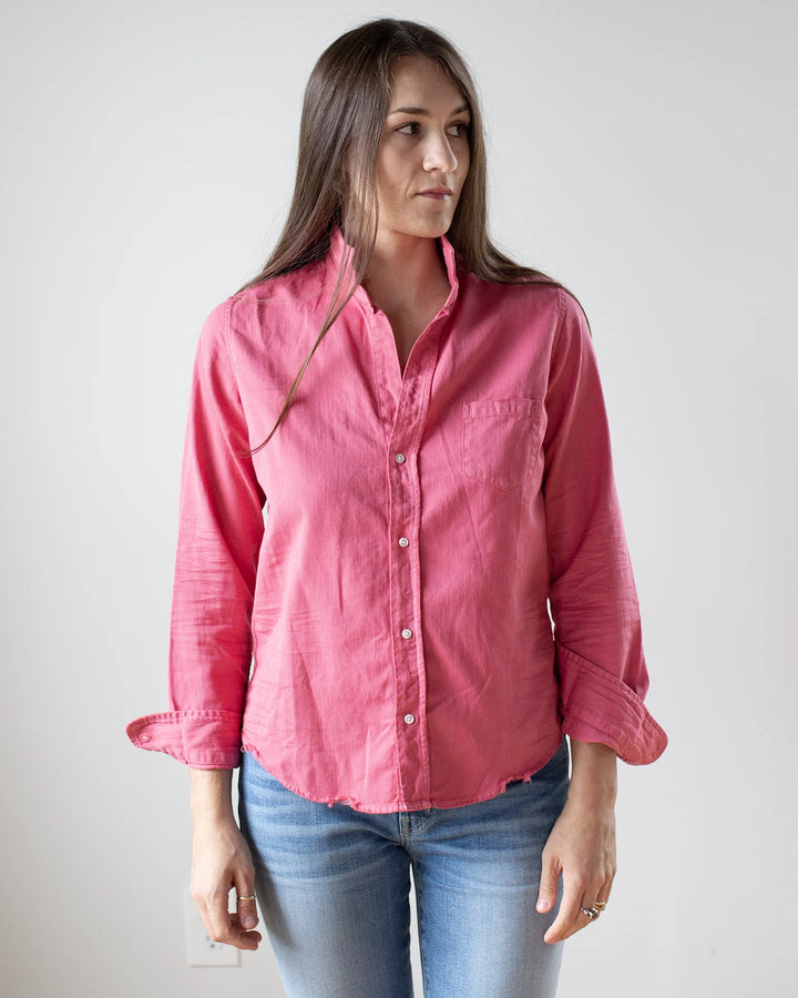 Frank &amp; Eileen Barry Shirt In Stonewashed Flushed Indigo