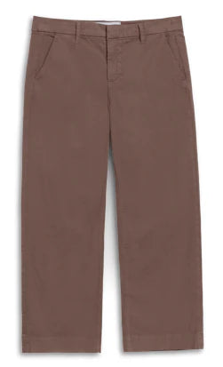 Frank &amp; Eileen Westport Italian Wide-Leg Chino In Pecan
