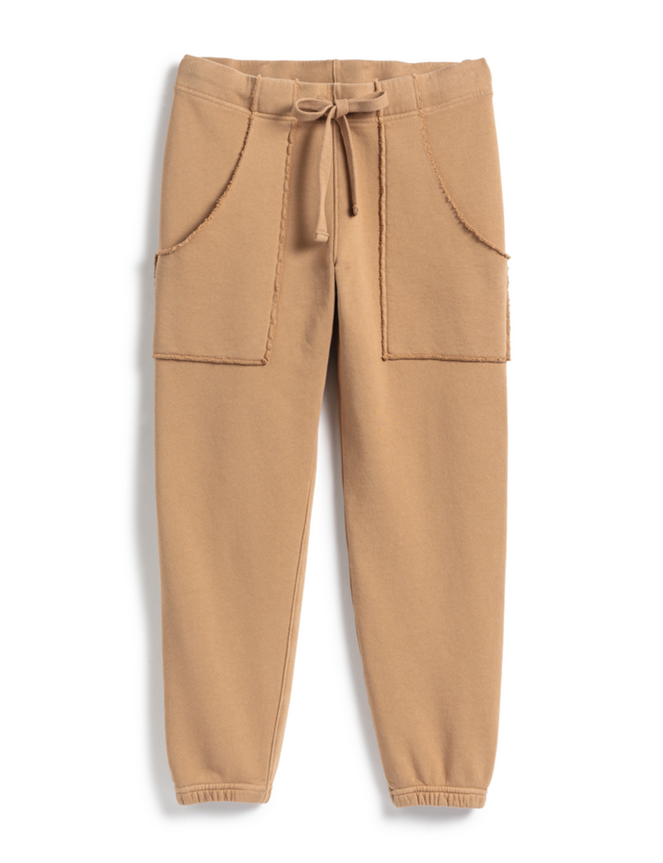 Frank &amp; Eileen Eamon Jogger Sweatpant In Camel