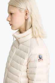 Parajumper EMILIA - SHORT DOWN JACKET in Chalk White