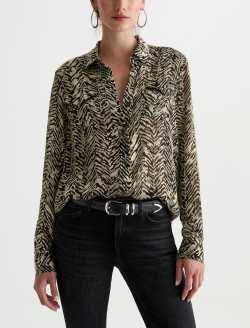 AG Melia Western Shirt in Glam Safari