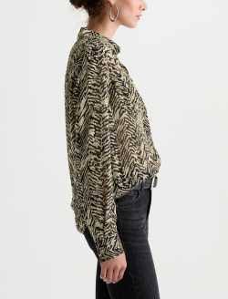 AG Melia Western Shirt in Glam Safari