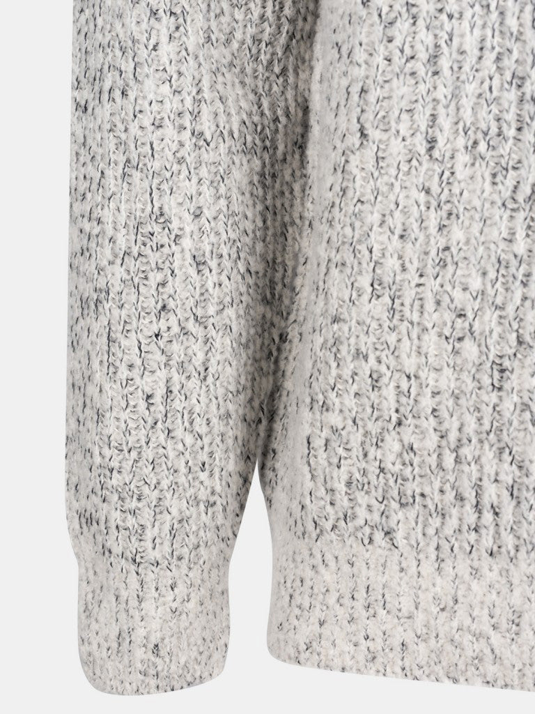 Fly3 Pillar Half Zip Wool Blend Sweater