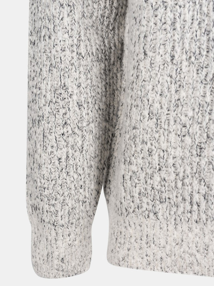 Fly3 Pillar Half Zip Wool Blend Sweater