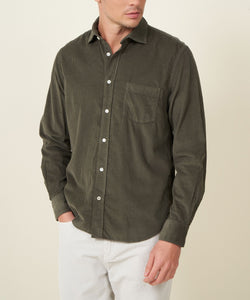 Hartford Paul Shirt in Charcoal