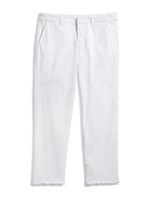 Frank &amp; Eileen Italian Chino Pant In White