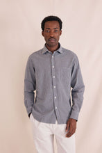 Load image into Gallery viewer, Hartford Woven Shirt in Navy/Ivory
