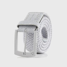 Load image into Gallery viewer, Travis Mathew Staggerwing Stretch Belt in Microchip/White
