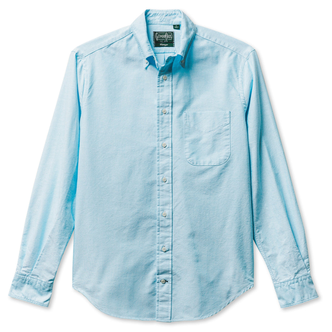 Gitman Vintage Sport Oxford Shirt in Teal