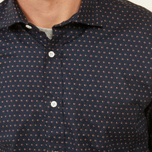 Load image into Gallery viewer, Hartford Men&#39;s Albini Italian Print in Navy/Brown
