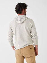 Load image into Gallery viewer, Faherty Men&#39;s Slub Cotton Hoodie in Light Grey
